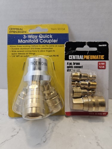 Central pneumatic way quick - 3-way,